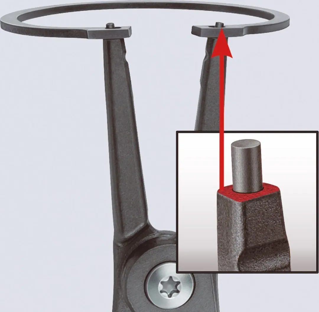 Knipex 49 11 A2 Borgveertang Buitenring Recht 19-60mm