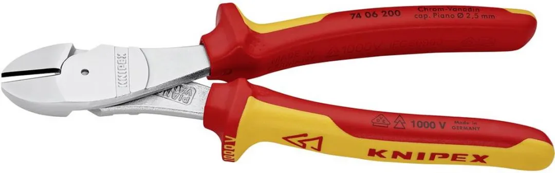 Knipex 74 06 200 Kracht-Zijsnijtang VDE 200mm - afbeelding 6 van 6