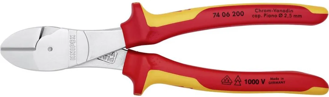 Knipex 74 06 200 Kracht-Zijsnijtang VDE 200mm