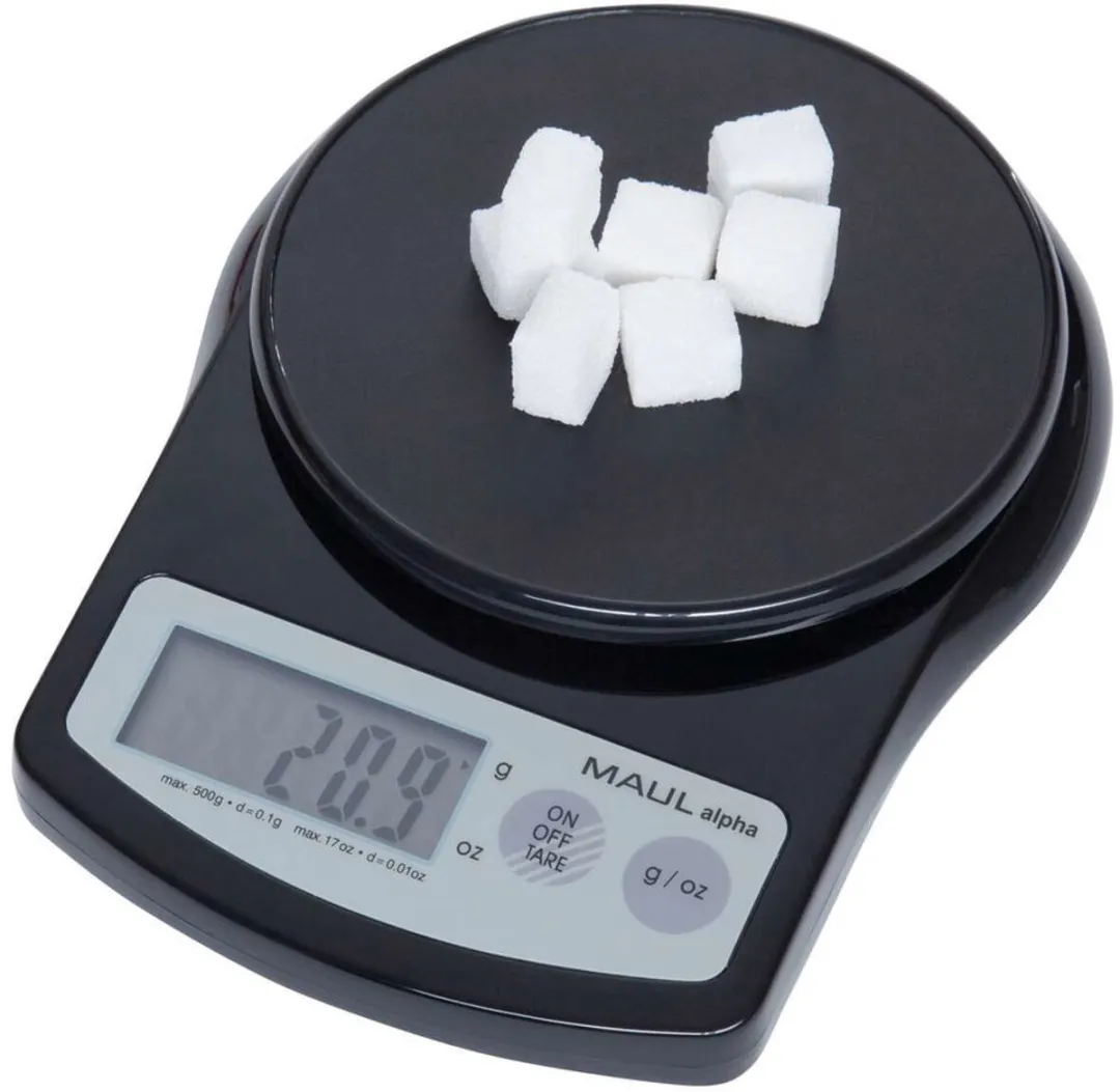 MAUL alpha Precisieweger 500g - Zwart
