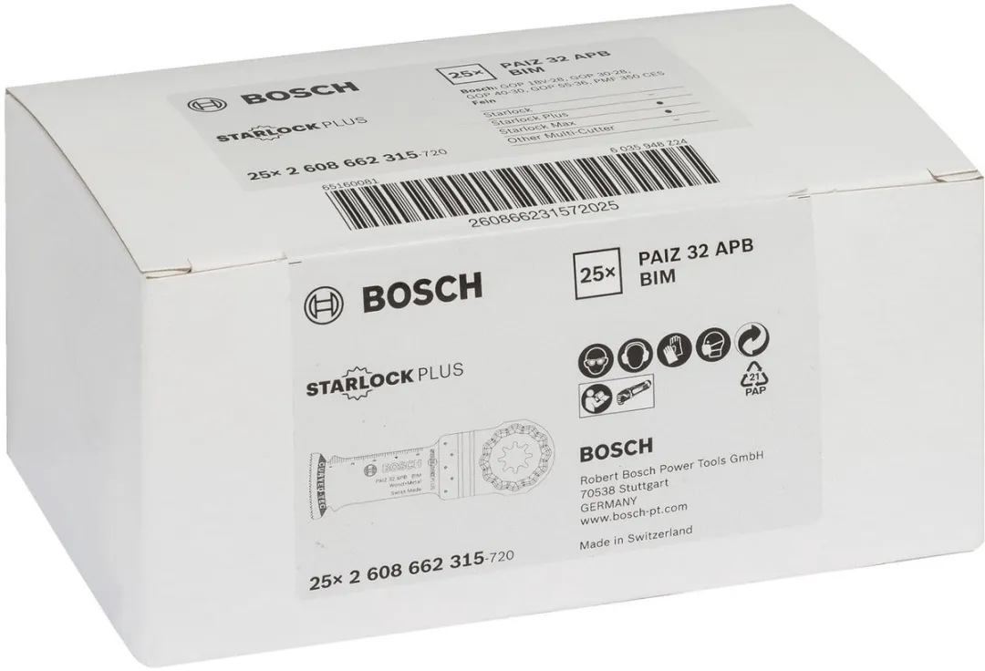 Bosch BIM Speed Invalzaagblad AIZ 32 ALB - Hout & Metaal - afbeelding 2 van 6