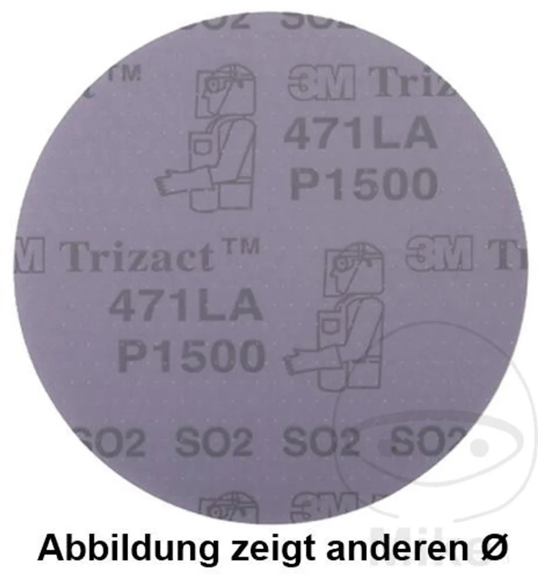 3M Trizact 471LA Schuurschijf P1500 - 150mm