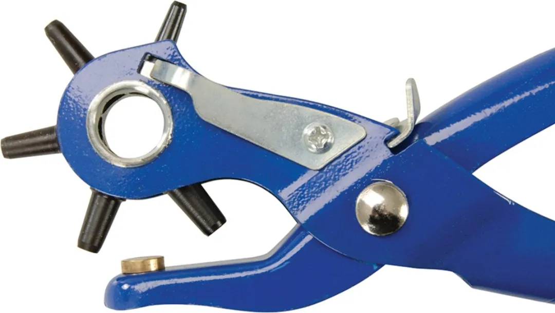 Silverline Revolvertang 200mm - 6 Priemmaten - Rood