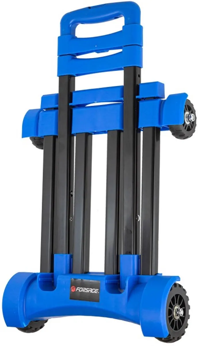 Forsage F-L013 Plateauwagen - 50kg - Opvouwbaar - Zwart/Blauw
