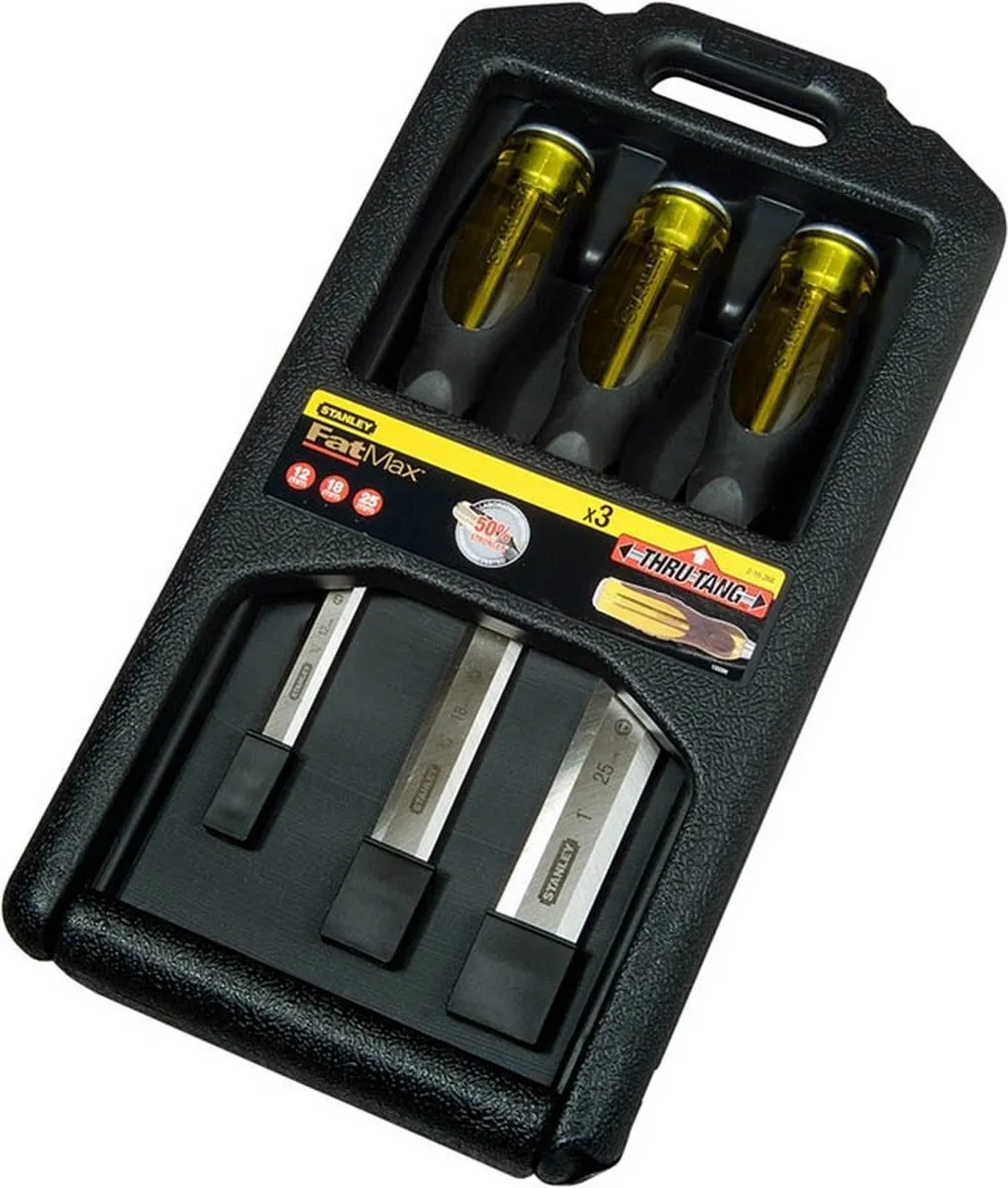 Stanley FatMax Steekbeitelset 3-delig