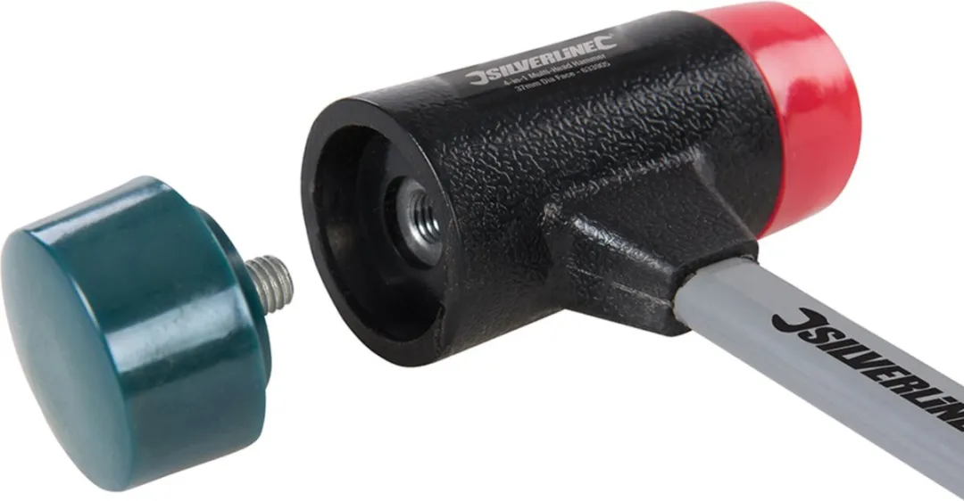 Silverline Multi-kop Hamer 37mm - 4-in-1