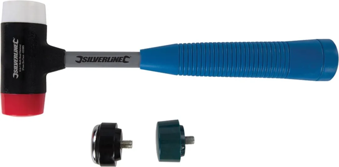 Silverline Multi-kop Hamer 37mm - 4-in-1