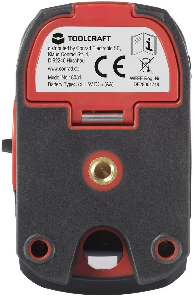 TOOLCRAFT Kruis- en Puntlijnlaser Groen 30m - 360° Zelfnivellerend