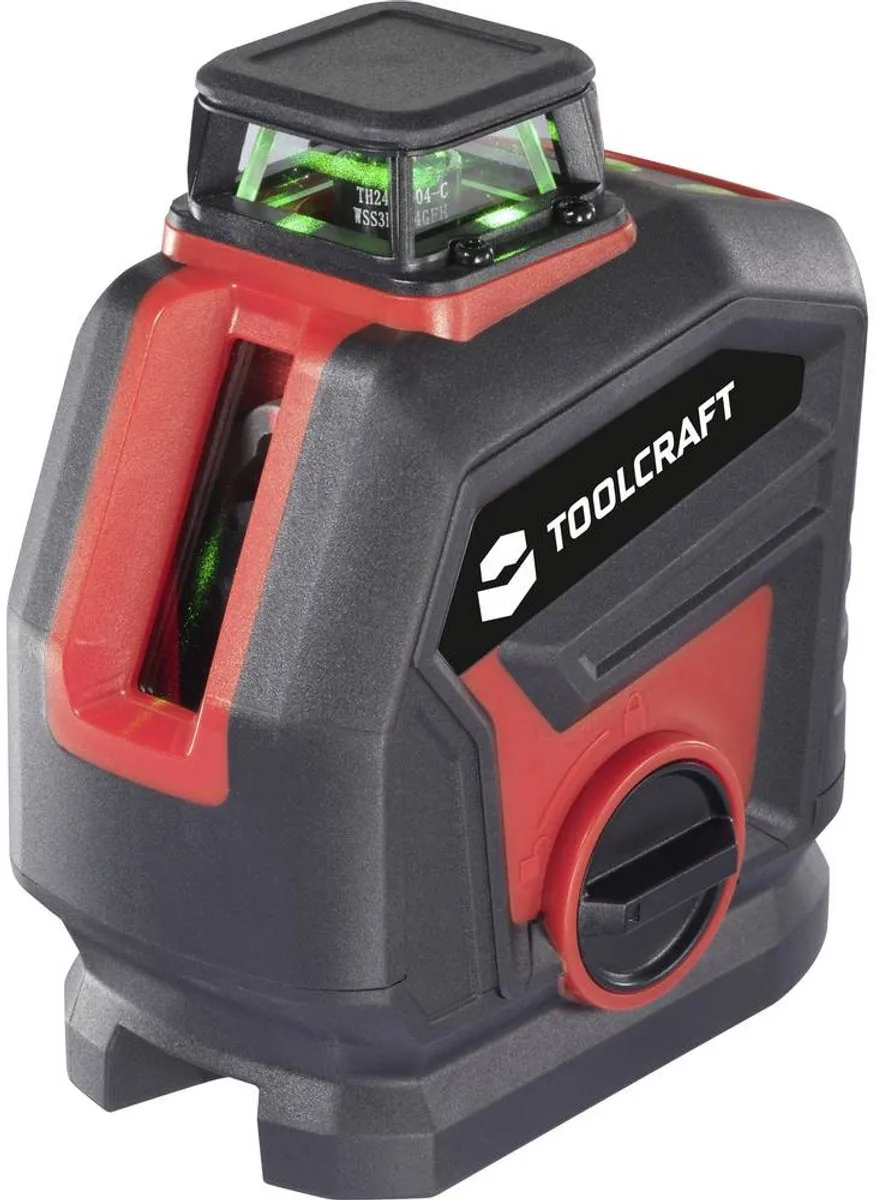 TOOLCRAFT Kruis- en Puntlijnlaser Groen 30m