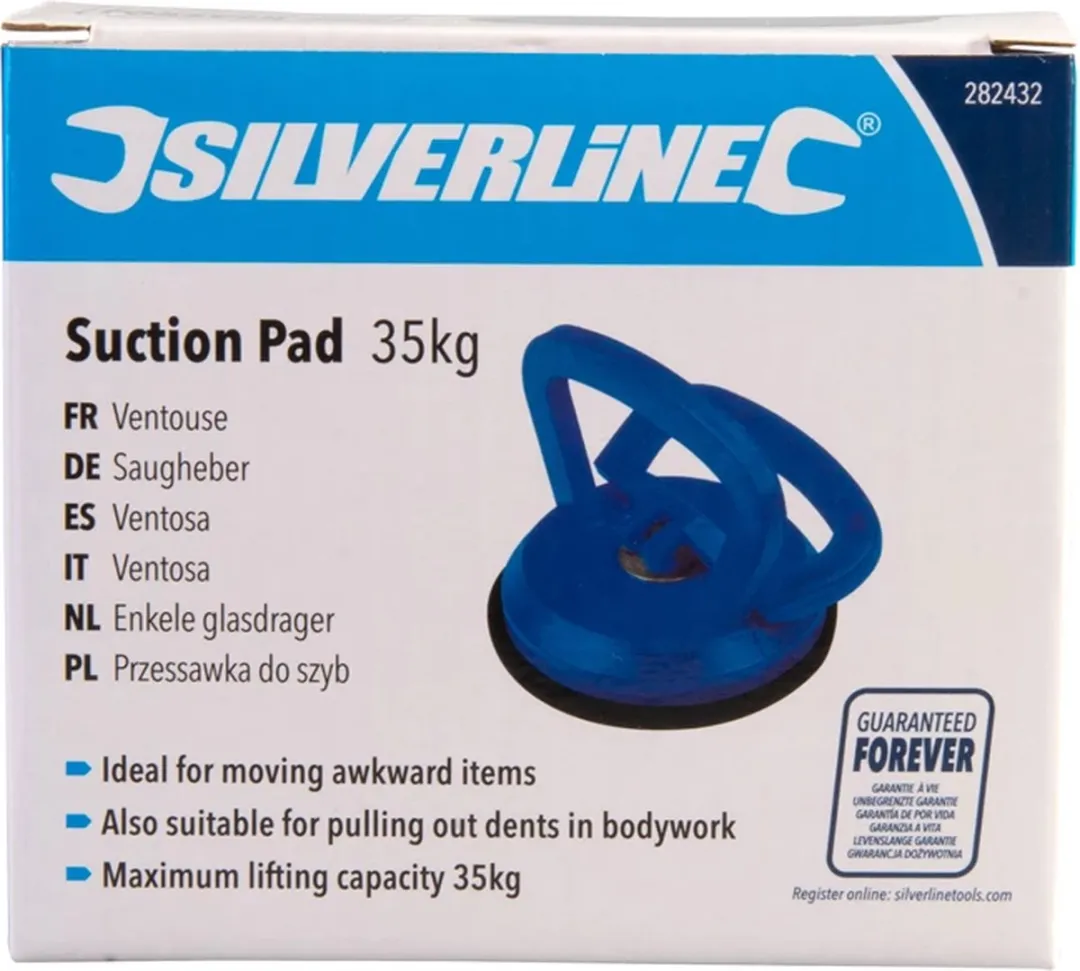 Silverline Glasdrager Vacuüm 35kg - Ø55mm - afbeelding 6 van 6