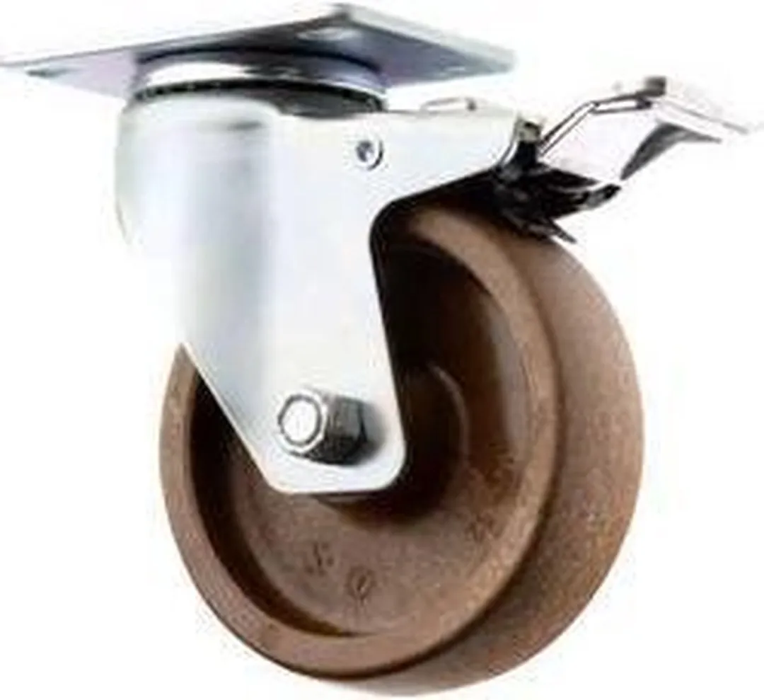 TOOLCRAFT TO-5137947 Zwenkwiel 100mm - 125kg - met rem