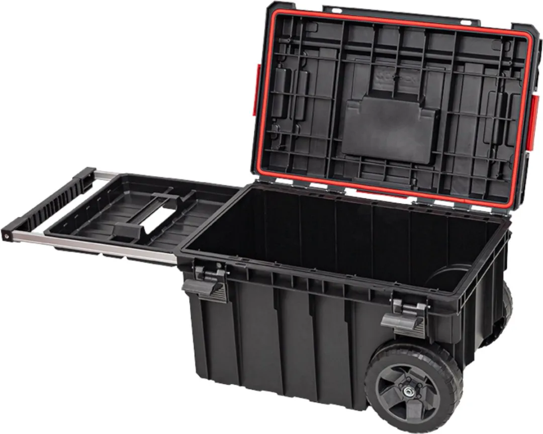 Toolbrothers RHINO XXL Trolley ECO Handling+ Gereedschapskoffer 44L - Rood/Zwart - afbeelding 5 van 6