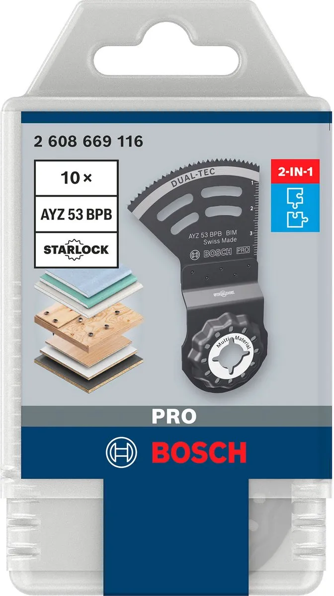 Bosch Professional AYZ 53 BPB Zaagblad - Oscillerend Multitool