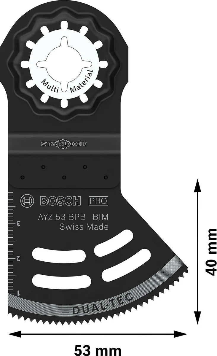 Bosch Professional AYZ 53 BPB Zaagblad - Oscillerend Multitool