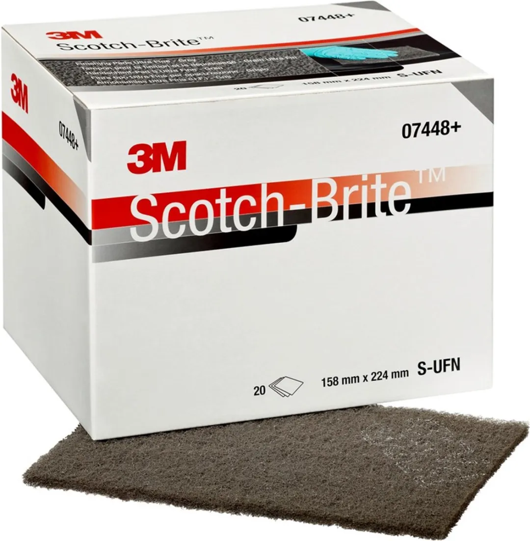 3M Scotch-Brite Grijs Schuurpad - 20 Stuks