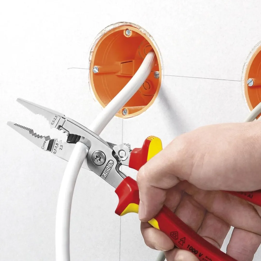 Knipex 1386200 Installatietang 200mm - Rood