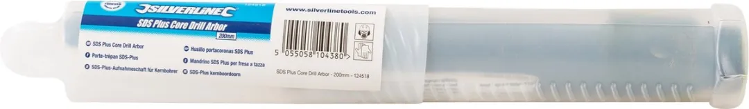 Silverline SDS-Plus Kernboordoorn 200mm - Beton