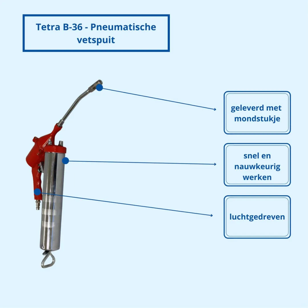 TETRA B-36 Vetspuit Pneumatisch 500cl