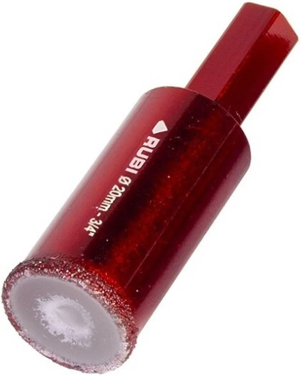 Rubi 05929 Tegelboor 20mm Diamant - Rood