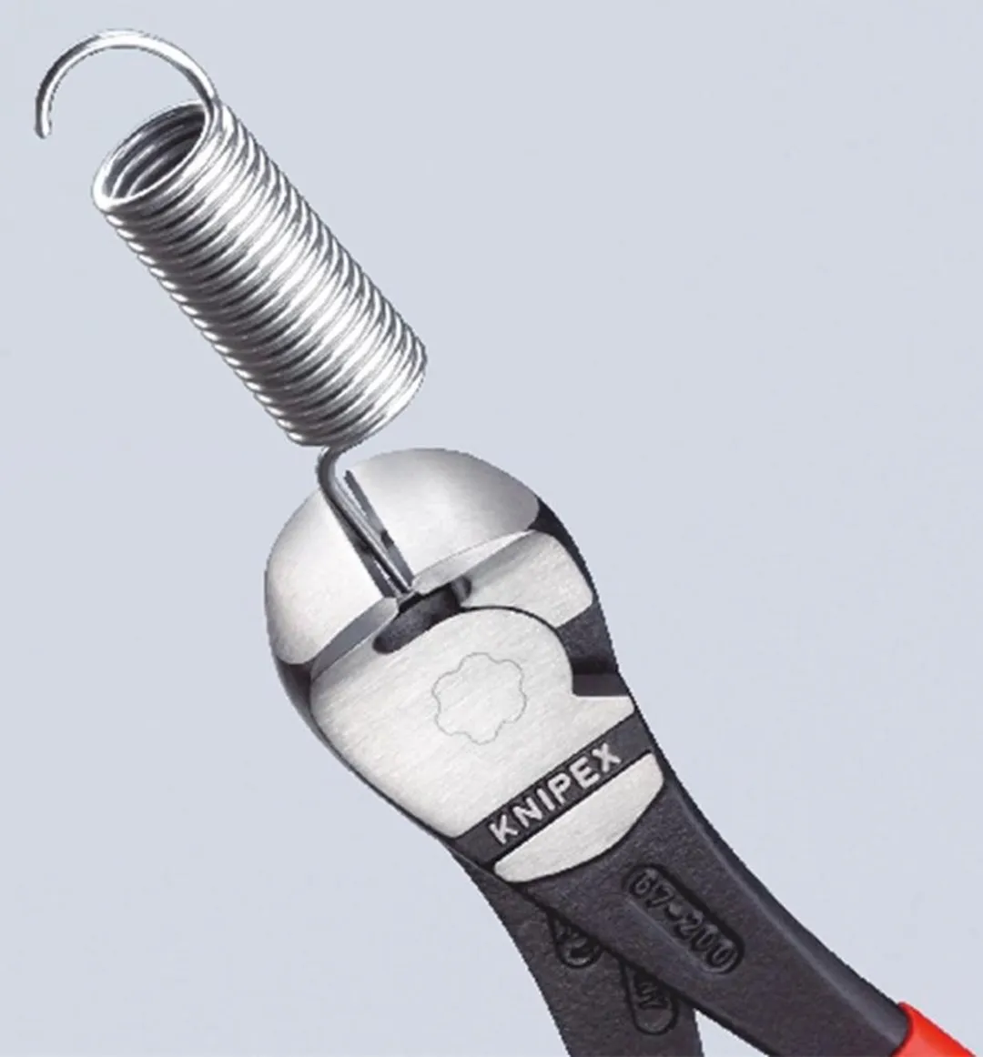 Knipex Kracht-Voorsnijtang 160mm - Rood/Zilver/Blauw