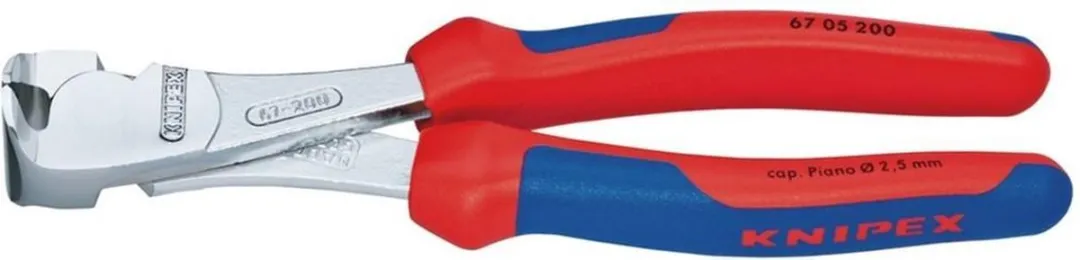 Knipex Kracht-Voorsnijtang 160mm - Rood/Zilver/Blauw