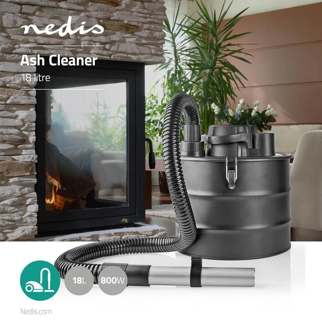 Nedis Asstofzuiger - Zakloos - Stof capaciteit: 18 l - 800 W - F7