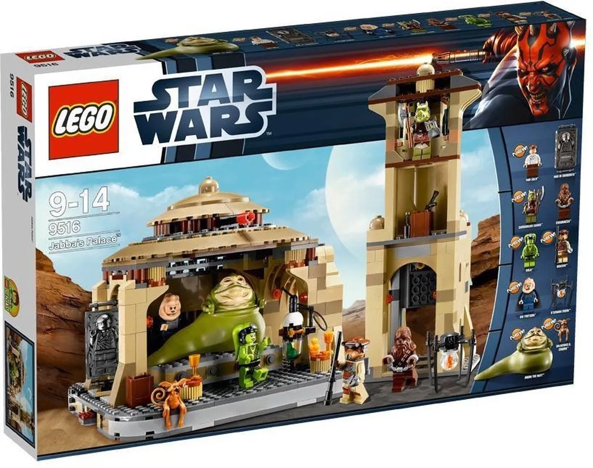 LEGO Star Wars Jabba's Palace 9516 - 717 Stukken - 9 Minifiguren