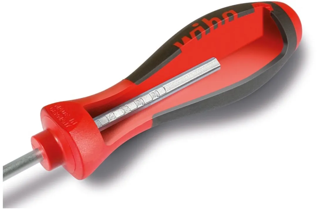 Wiha 302045 Schroevendraaier Gleuf 4.5x125mm - Rood/Zwart/Zilver