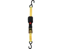 Dunlop Spanband met Ratel 4m - 250kg - Geel/Zwart