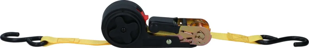 Dunlop Spanband met Ratel 4m - 250kg - Geel/Zwart