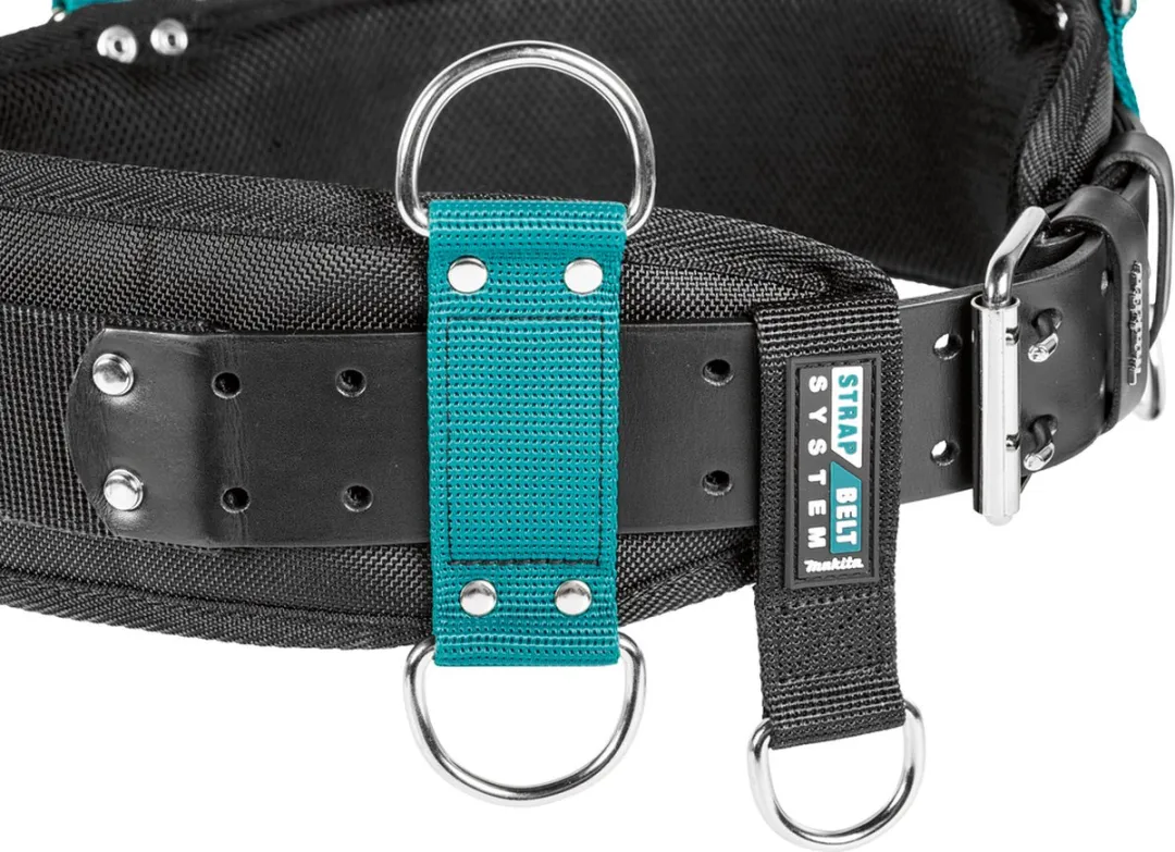 Makita Heavy Duty Riem Gewatteerd - Gereedschapsgordel Zwart/Turquoise