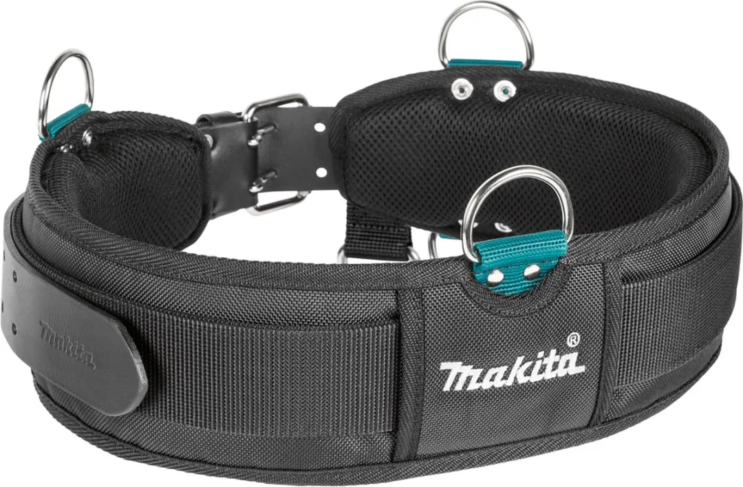 Makita Heavy Duty Riem Gewatteerd - Gereedschapsgordel Zwart/Turquoise
