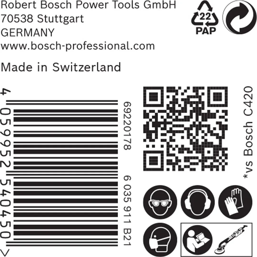 Bosch Professional M480 Schuurnet 225mm G80 - 25 Stuks