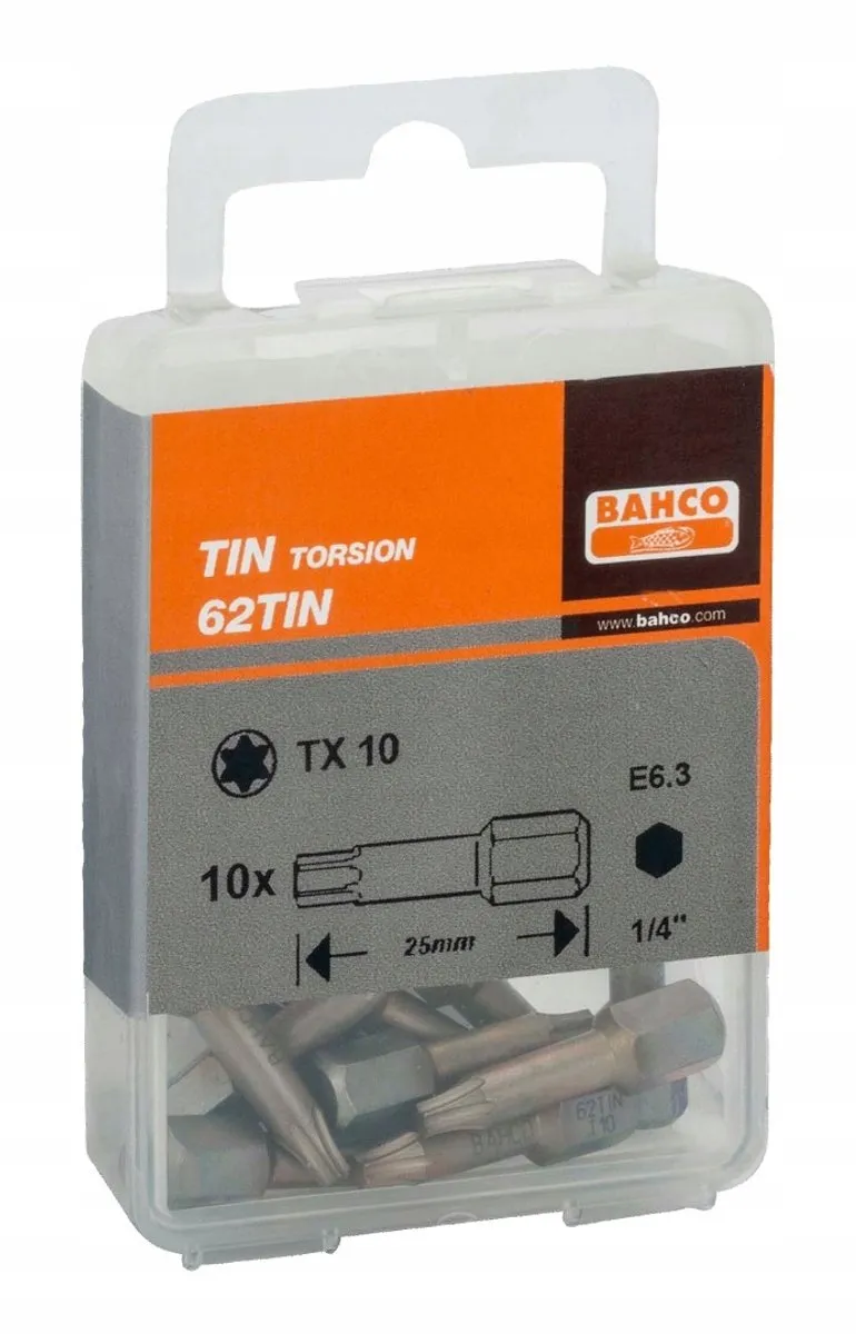 Bahco Torx T30 Schroefbit 25mm - 10 Stuks