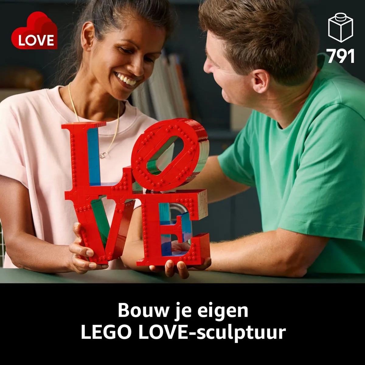 LEGO Art LOVE Bouwpakket 791 Stuks - Meerkleurig