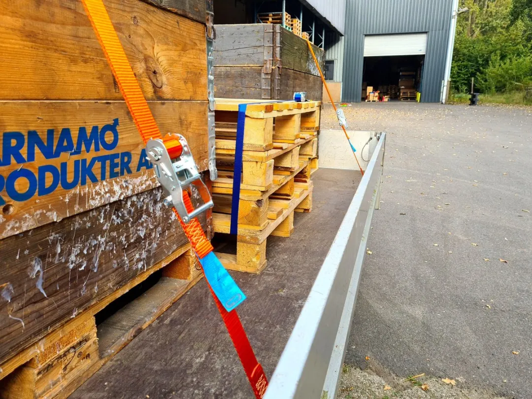 Jumbo Heavy Duty Spanband 2-delig 6m 38mm - 2000kg - 8 Stuks - Oranje