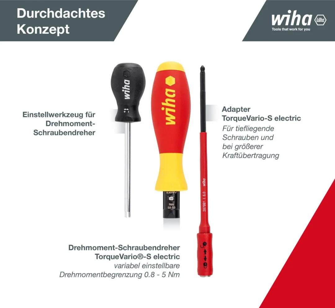Wiha Momentschroevendraaierset TorqueVario-S 2872T18 - 19-delig