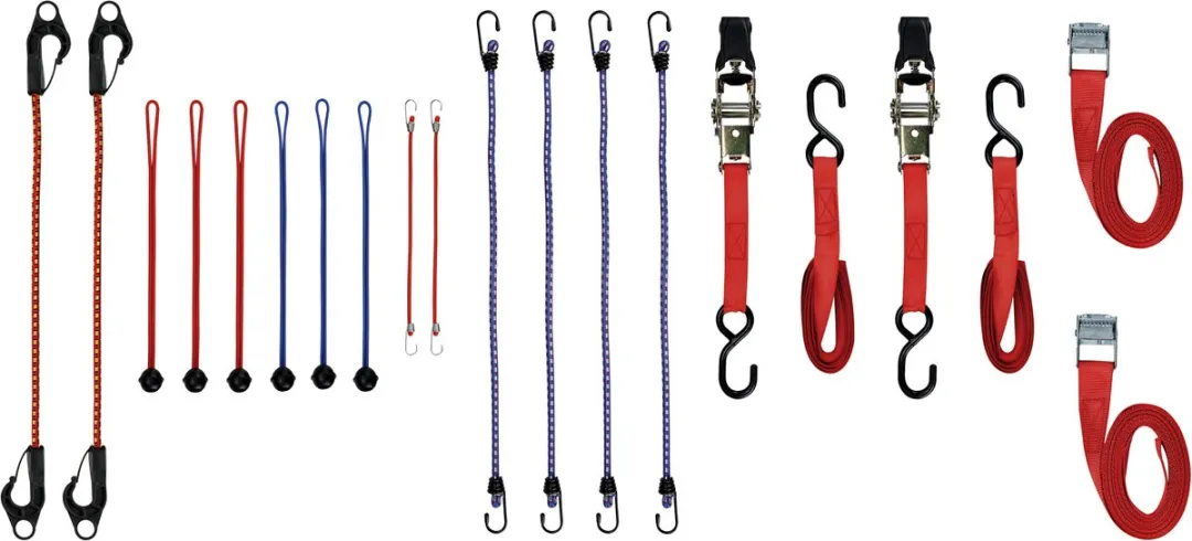Perel Set Spanbanden & Snelbinders 20 Stuks