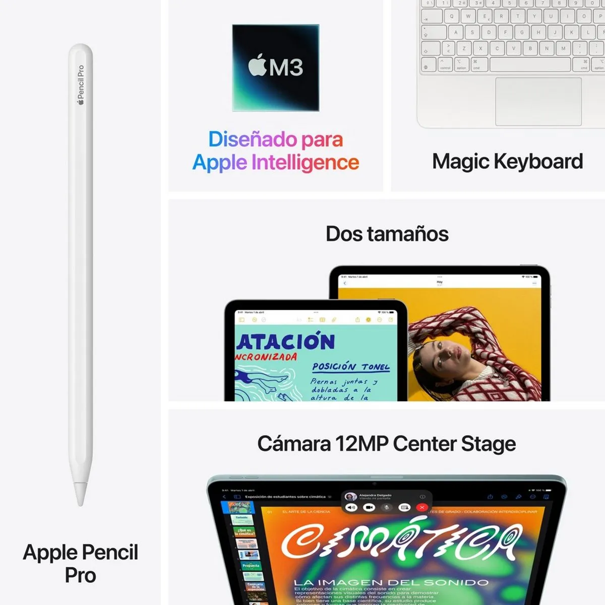 Apple iPad Air M3 MCA04HC/A 11" - 128GB - Paars - afbeelding 6 van 6