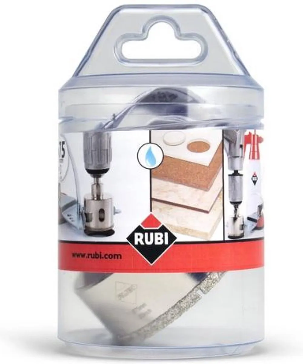 Rubi Tegelboor 75mm - Nat - Grijs - 05979