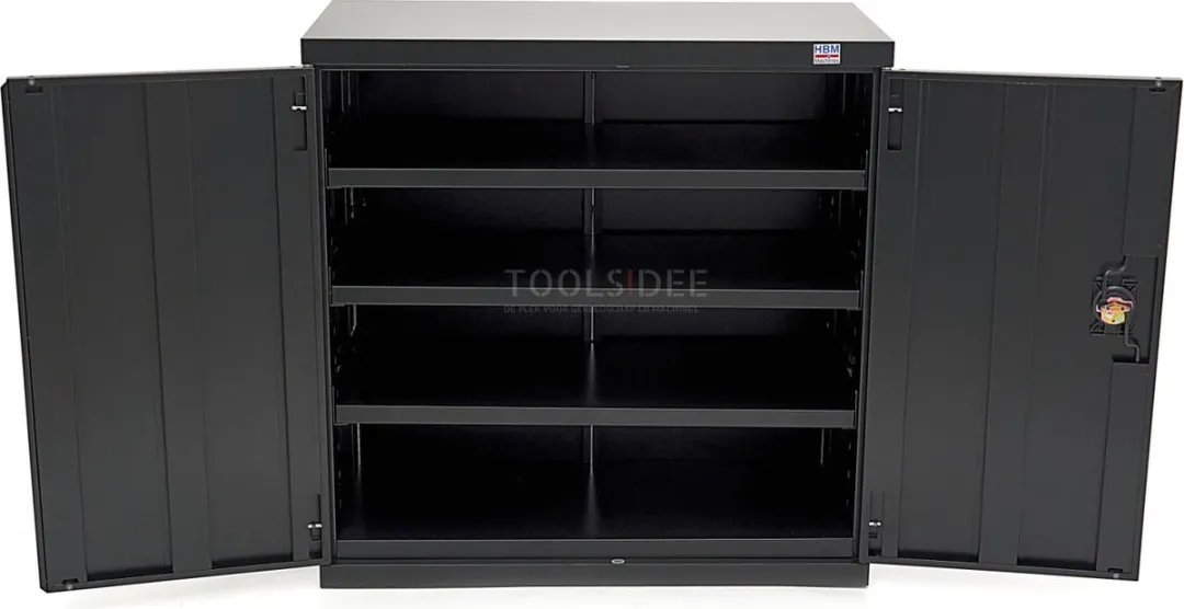 HBM Profi Gereedschapskast 90x45x90cm - 3 Legborden