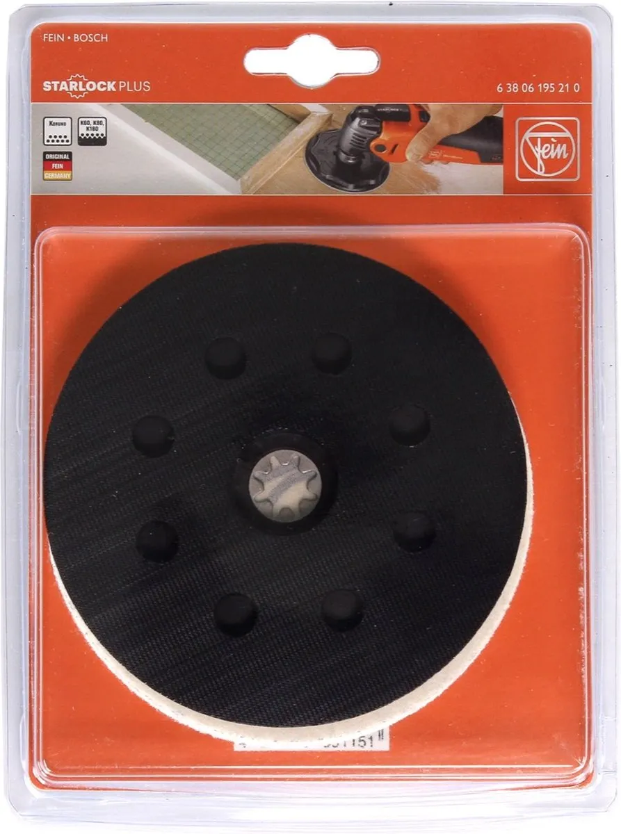 Fein 63806195210 Schuurvoet Rond 115mm - Set 6 Stuks