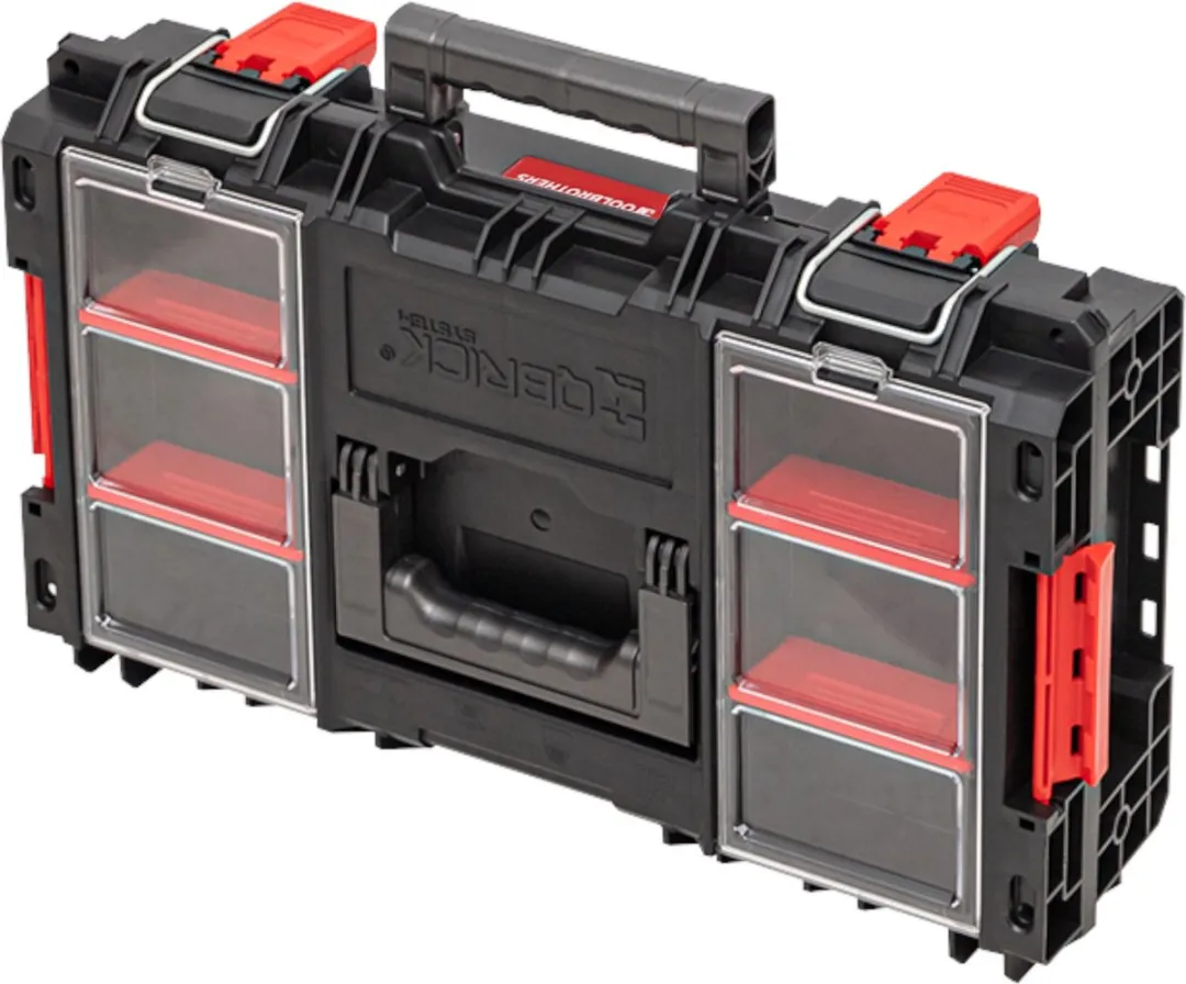 Toolbrothers RHINO XL Gereedschapskoffer M 13,5L - IP66 - Rood/Zwart