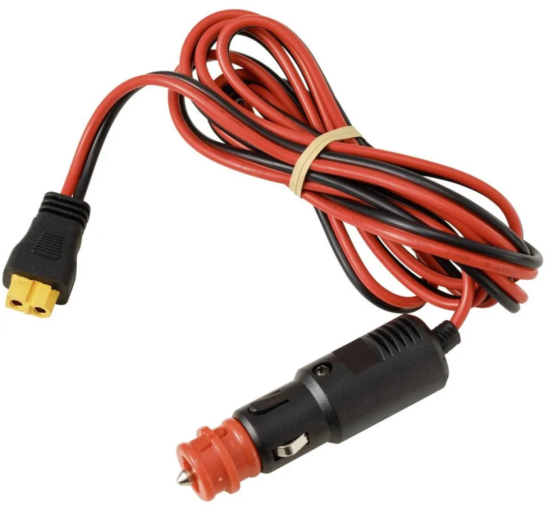 Tru Components Sigarettenstekker TC-13619280 XT60 - 2m - Zwart/Rood