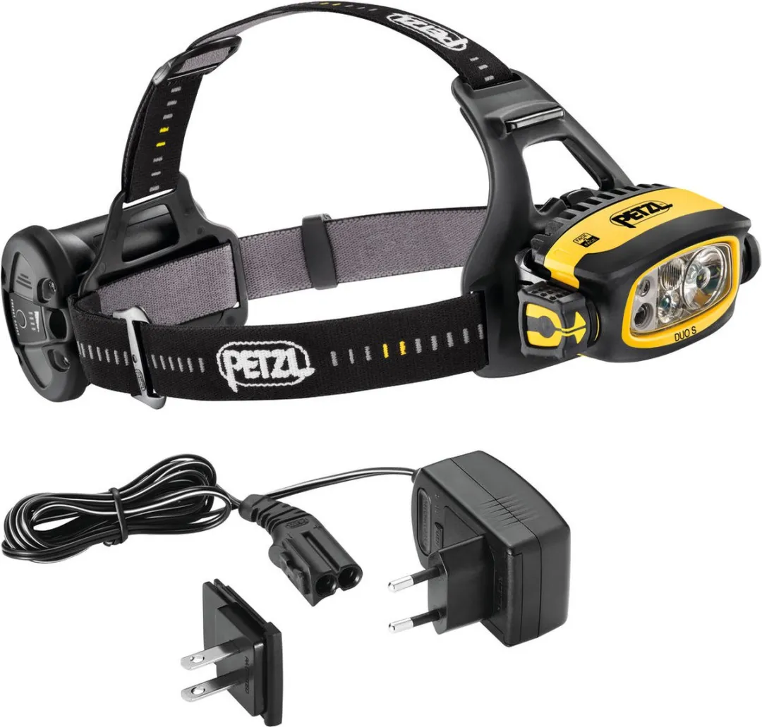 Petzl Duo S Hoofdlamp - Zwart Geel
