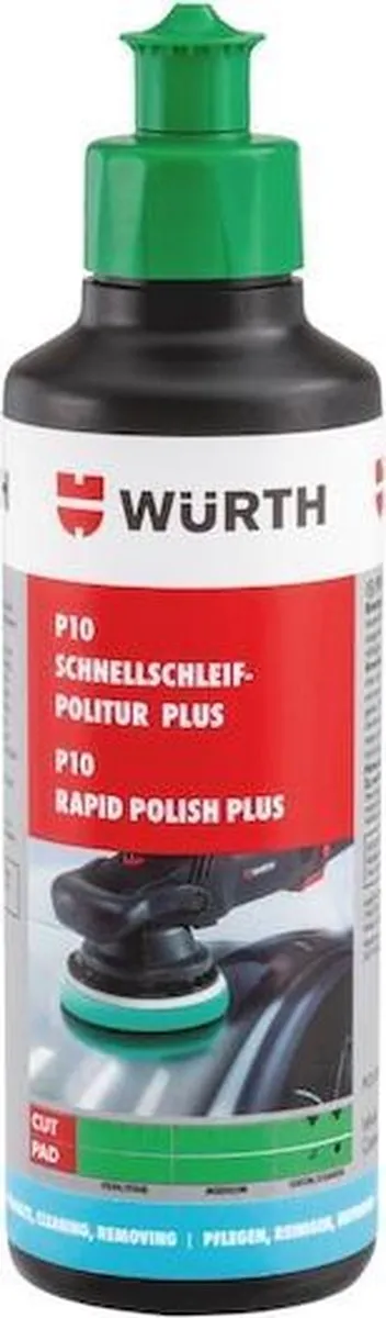 Würth Snelpolijstmiddel P10 Plus 1000ml - Groen