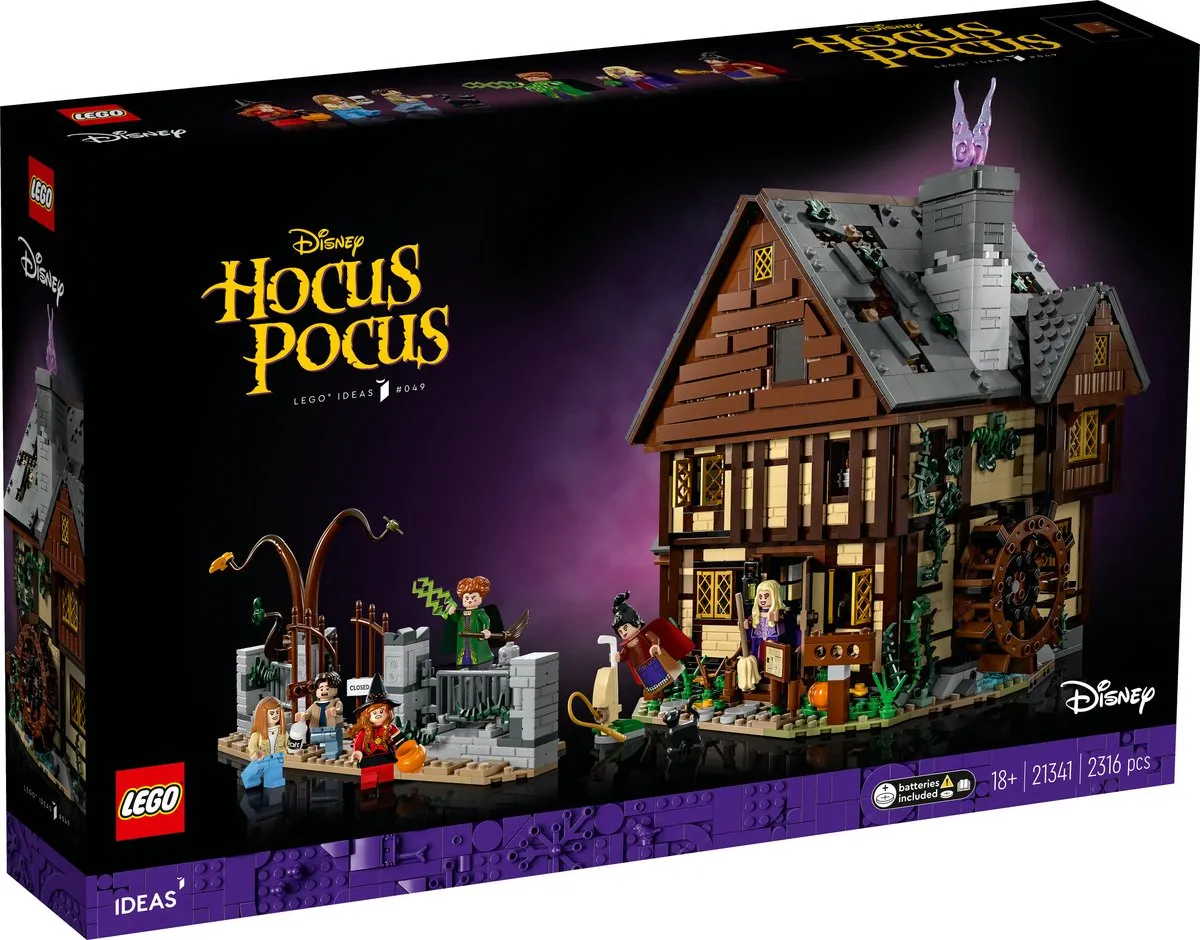 LEGO Ideas Disney Hocus Pocus Huisje Sanderson-zussen 21341