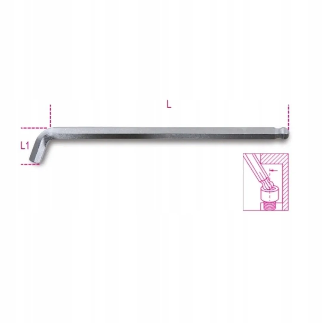 Beta Inbussleutel 10mm 110° Gebogen