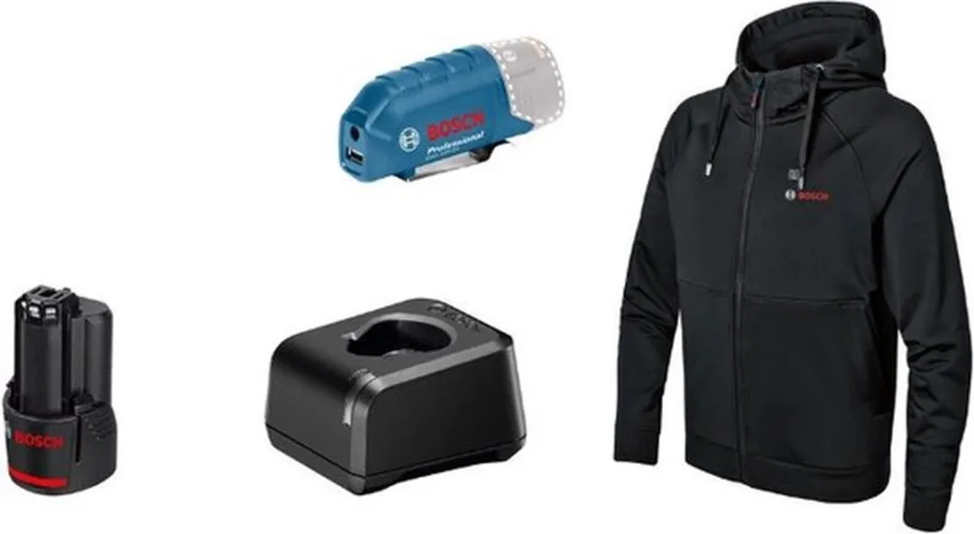 Bosch Professional GHH 12+18V XA M Kit Verwarmde Hoodie