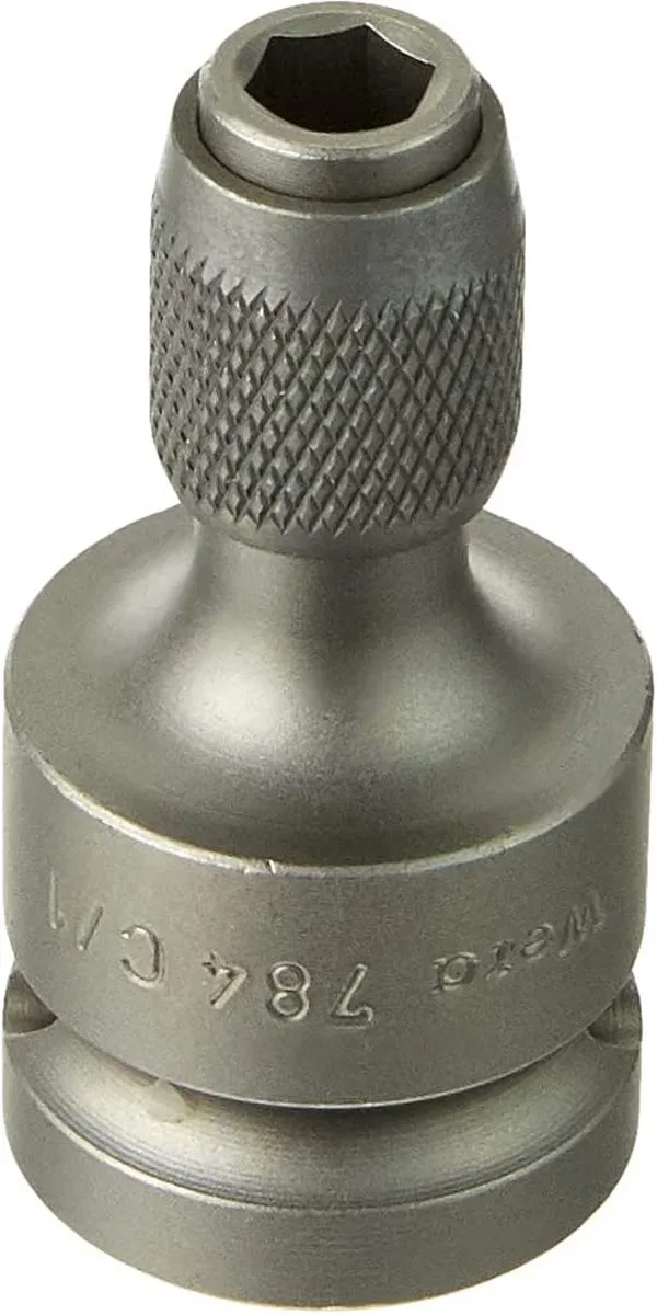 Wera 5042760001 Adapter Snelwisselhouder 1/4" x 50mm - Zwart/Grijs